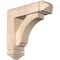 Ekena Millwork Imperial Arts and Crafts Smooth Bracket w/ Offset Brace, Douglas Fir, 5 1/2"W x 18"D x 18"H BKT0604X18X18IMP03SDF - alternate 1